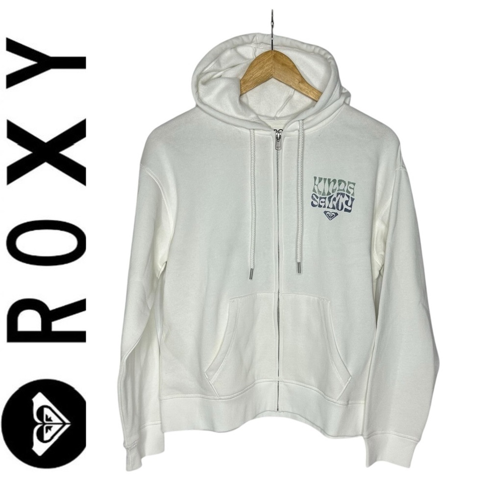 NEW Roxy Kinda Salty Zip-Up Hoodie m